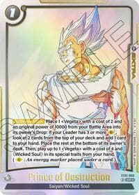 Prince of Destruction (Alternate Art) - Story Booster 01 - Dragon Ball Super: Fusion World card