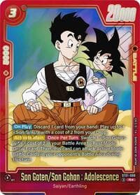 Son Goten/Son Gohan : Adolescence (Alternate Art) - Story Booster 01 - Dragon Ball Super: Fusion World card