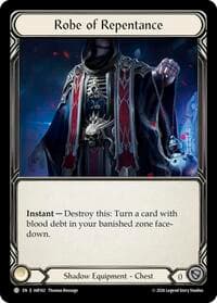 Robe of Repentance - Usurp the Shadow Throne Pre-release Cards - Flesh and Blood TCG card