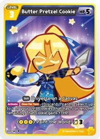 Butter Pretzel Cookie - Promotion Cards - CookieRun: Braverse TCG card