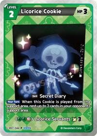 Licorice Cookie (BS11 Release Event) - Promotion Cards - CookieRun: Braverse TCG card