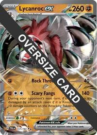 Lycanroc ex - Jumbo Cards - Pokemon card