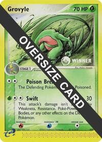 Grovyle - 004 (e-League) [Winner] - Jumbo Cards - Pokemon card