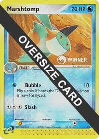 Marshtomp - 011 (e-League) [Winner] - Jumbo Cards - Pokemon card