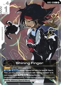 Shining Finger (GD05 Release Event) - Gundam Promotional Cards - Gundam Card Game card