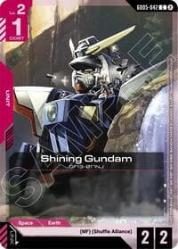 Shining Gundam (GD05 Release Event) - Gundam Promotional Cards - Gundam Card Game card