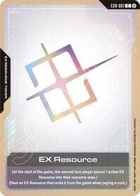 EX Resource - Deck Build Box Freedom Ascension - Gundam Card Game card