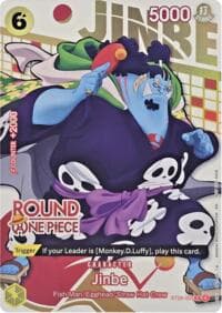 Jinbe (Round 1 Promo) - One Piece Promotion Cards - One Piece Card Game card