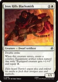 Iron Hills Blacksmith - The Hobbit - Magic: The Gathering card