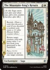 The Mountain-king's Return - The Hobbit - Magic: The Gathering card