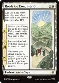 Roads Go Ever, Ever On - The Hobbit - Magic: The Gathering card
