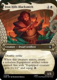 Iron Hills Blacksmith (Showcase) - The Hobbit - Magic: The Gathering card
