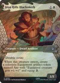Iron Hills Blacksmith (Showcase) (Surge Foil) - The Hobbit - Magic: The Gathering card