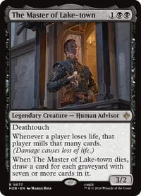 The Master of Lake-town - The Hobbit - Magic: The Gathering card
