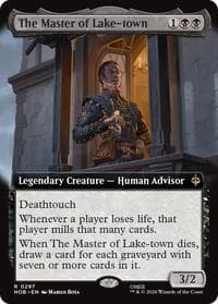 The Master of Lake-town (Extended Art) - The Hobbit - Magic: The Gathering card