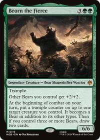 Beorn the Fierce - The Hobbit - Magic: The Gathering card
