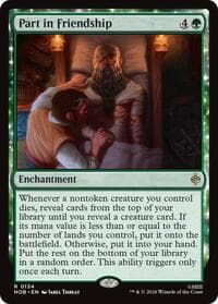 Part in Friendship - The Hobbit - Magic: The Gathering card