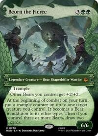 Beorn the Fierce (Showcase) - The Hobbit - Magic: The Gathering card