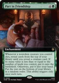 Part in Friendship (Extended Art) - The Hobbit - Magic: The Gathering card