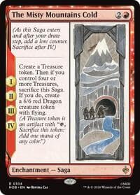 The Misty Mountains Cold - The Hobbit - Magic: The Gathering card