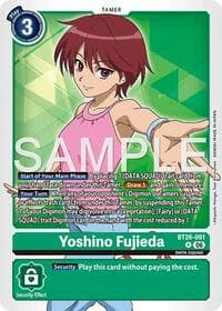 Yoshino Fujieda - Timeless Bonds - Digimon Card Game card