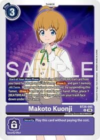 Makoto Kuonji - Timeless Bonds - Digimon Card Game card