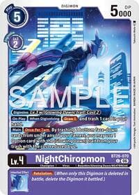 NightChiropmon - Timeless Bonds - Digimon Card Game card
