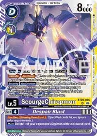 ScourgeChiropmon // Despair Blast - Timeless Bonds - Digimon Card Game card