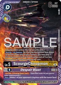 ScourgeChiropmon // Despair Blast (Alternate Art) - Timeless Bonds - Digimon Card Game card