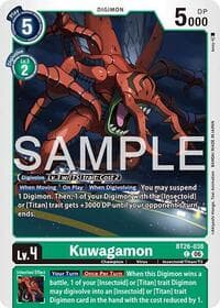 Kuwagamon - Timeless Bonds - Digimon Card Game card