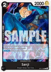 Sanji - The World's Strongest Warriors - One Piece Card Game card