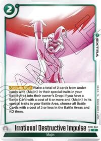 Irrational Destructive Impulse - Story Booster 01 - Dragon Ball Super: Fusion World card