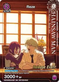 Reze (Release Event Participant) - UE22BT: CHAINSAW MAN Release Event Cards - Union Arena card