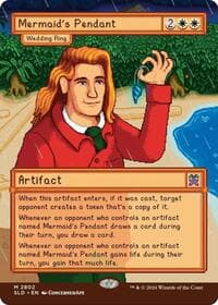 Mermaid's Pendant - Wedding Ring - Secret Lair Drop Series - Magic: The Gathering card