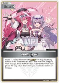 Friendly PC (C) (Alternate Art) - SD12: Start Deck: Oshi Advent - Hololive card