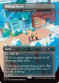 Pelican Town - Homeward Path - Secret Lair Drop Series - Magic: The Gathering card