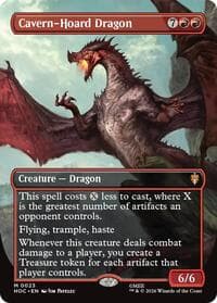 Cavern-Hoard Dragon (Borderless) - The Hobbit: Eternal-Legal - Magic: The Gathering card