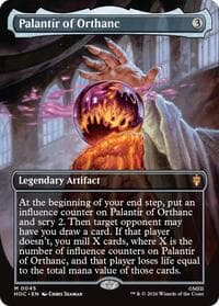 Palantir of Orthanc (Borderless) - The Hobbit: Eternal-Legal - Magic: The Gathering card