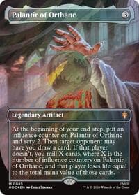 Palantir of Orthanc (Borderless) (Surge Foil) - The Hobbit: Eternal-Legal - Magic: The Gathering card