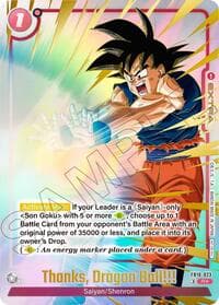 Thanks Dragon Ball!!! (Limited Pack 26-27 WAVE2) - Tournament and Championship Promos - Dragon Ball Super: Fusion World card