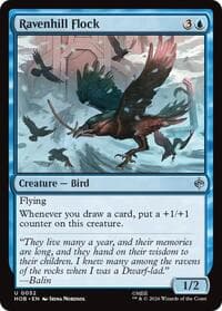 Ravenhill Flock - The Hobbit - Magic: The Gathering card