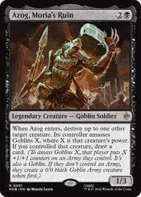 Azog, Moria's Ruin - The Hobbit - Magic: The Gathering card