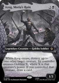 Azog, Moria's Ruin (Showcase) - The Hobbit - Magic: The Gathering card