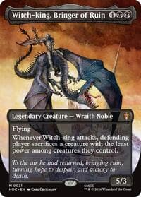 Witch-king, Bringer of Ruin (Borderless) - The Hobbit: Eternal-Legal - Magic: The Gathering card
