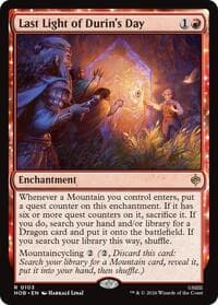 Last Light of Durin's Day - The Hobbit - Magic: The Gathering card