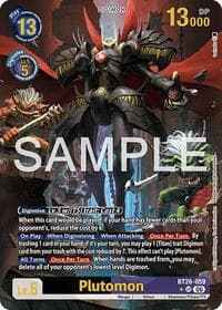 Plutomon (Alternate Art) - Timeless Bonds - Digimon Card Game card