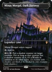 Minas Morgul, Dark Fortress (Borderless) - The Hobbit: Eternal-Legal - Magic: The Gathering card
