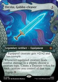 Orcrist, Goblin-cleaver (Showcase) - The Hobbit - Magic: The Gathering card