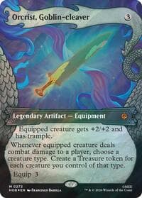 Orcrist, Goblin-cleaver (Showcase) (Surge Foil) - The Hobbit - Magic: The Gathering card