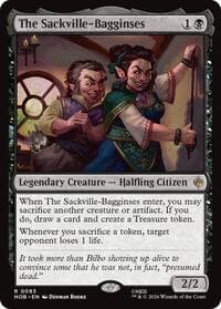 The Sackville-Bagginses - The Hobbit - Magic: The Gathering card